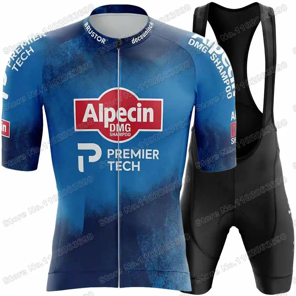 Conjunto de Maillot de Ciclismo del equipo Alpecin Deceuninck 2026 Mathieu van der Poel, Ropa de Ciclismo para hombre, camiseta para bicicleta de carretera, traje, pantalones cortos con pechera