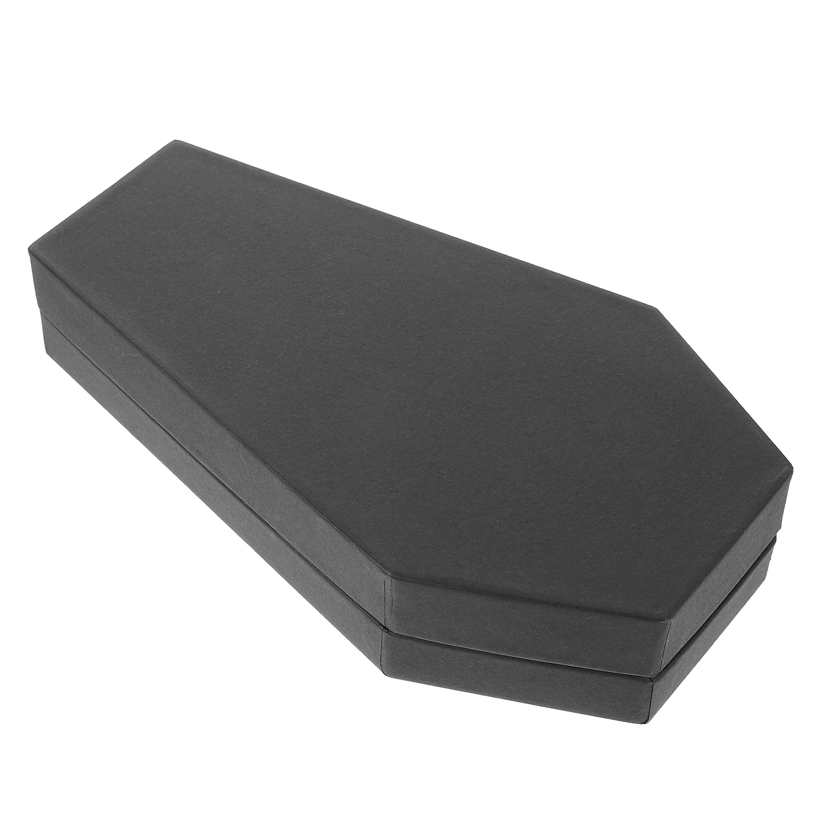 Mini Gothic Coffin Gift Box Halloween Jewelry Storage Present Case Black Ring Holder Treat Container Party Favor Wrap