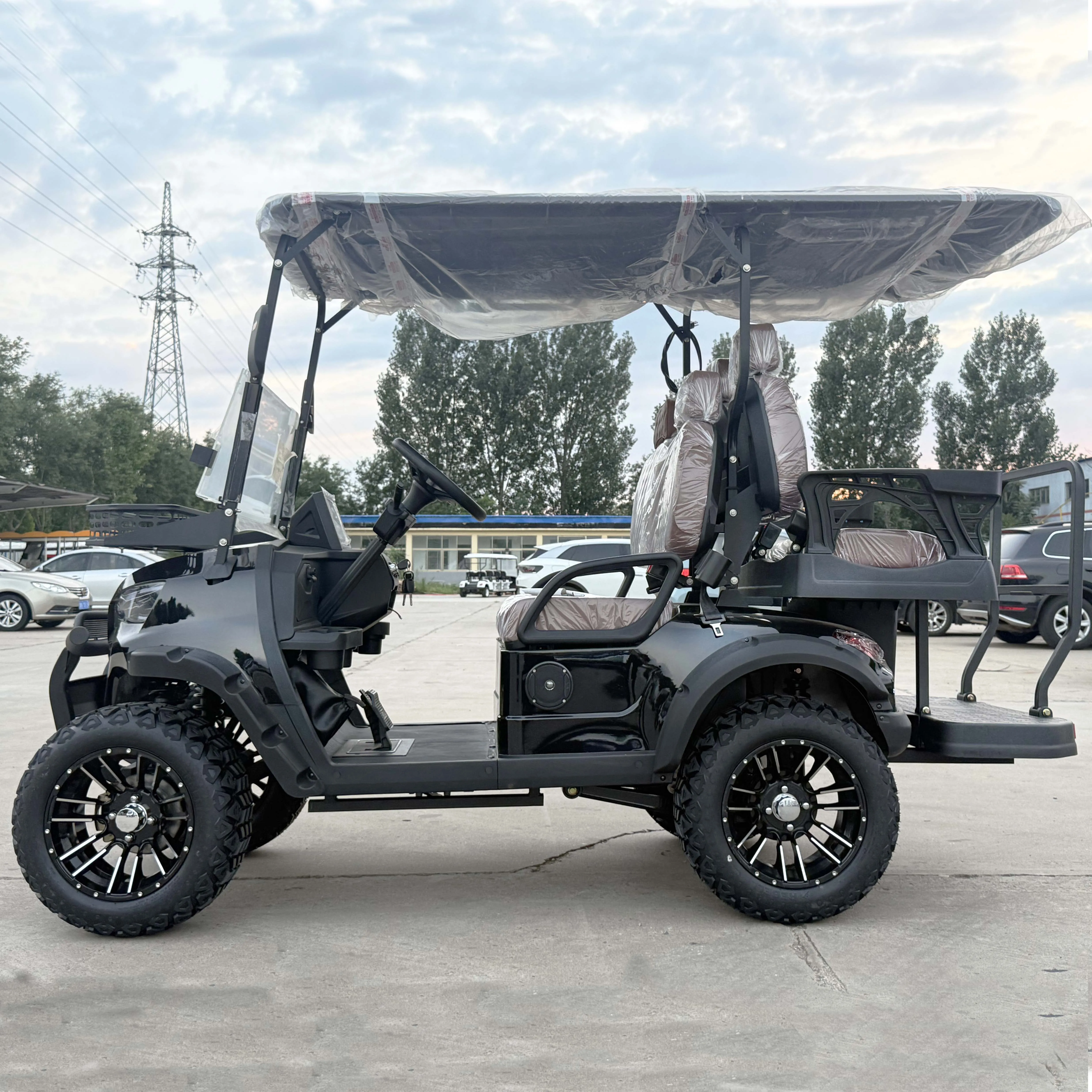 4-Seater Electric Lithium Golf Cart Warehouse Club Street Legal Utility Vehicle