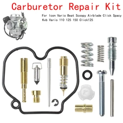 Carburateur Carb Reparatieset Voor HONDA ICON VARIO BEAT SCOOPY Airblade Klik SPACY KVB VARIO 110 125 150 klik 125