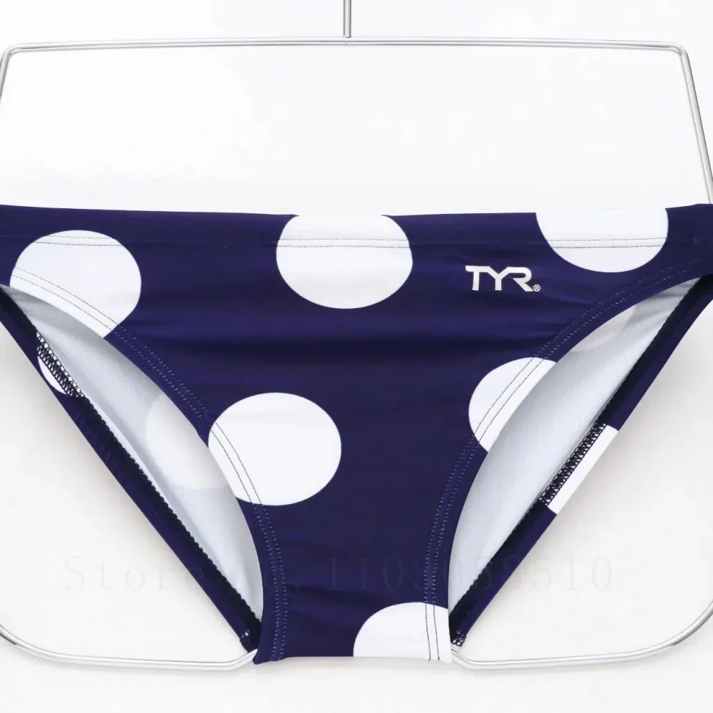 Men's Swimsuit Bikini with Elastic Drawstring Outdoor Sports Pool Training Quick-drying Briefs Team-specific Racing Underwear