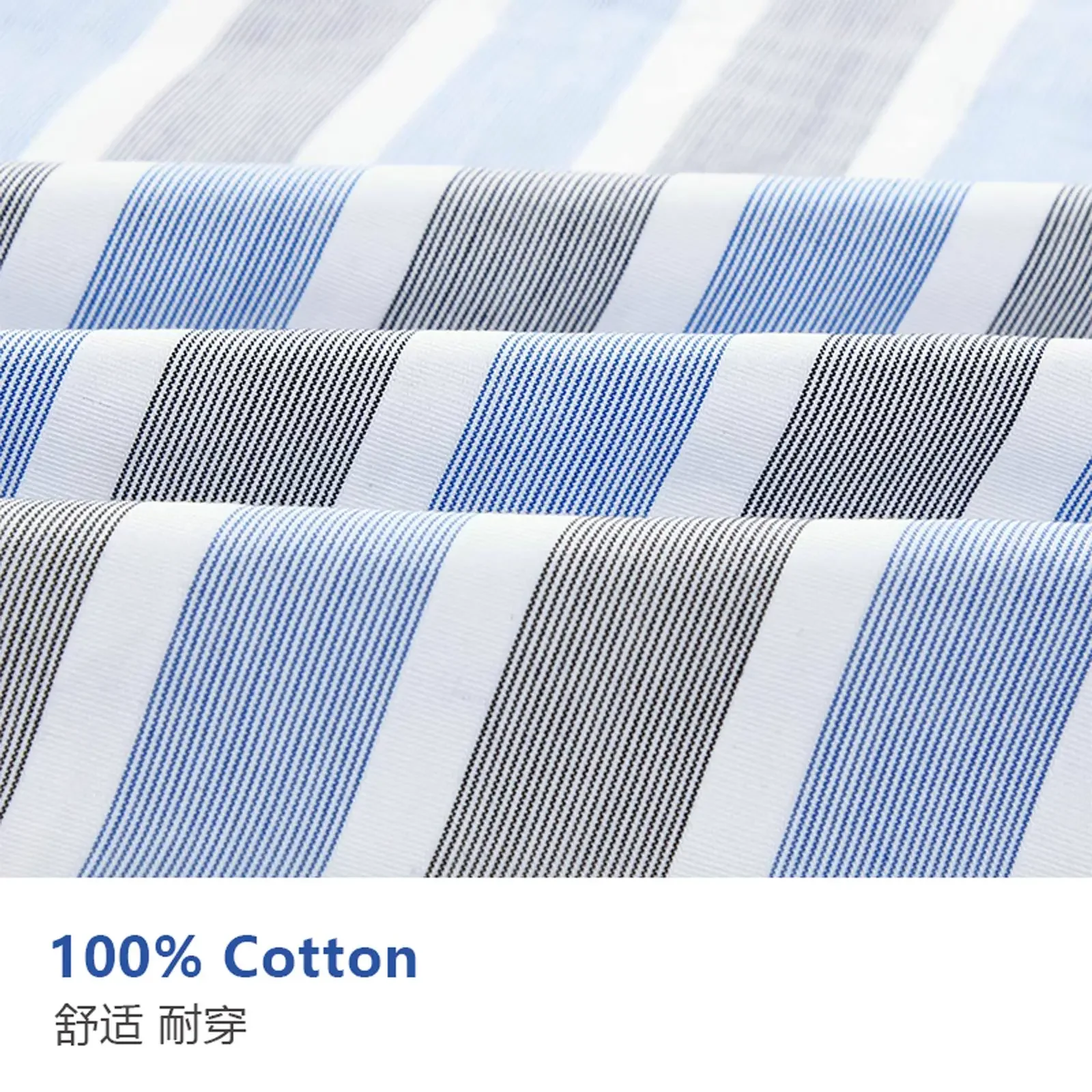 2025 Smart Five Muti Color Striped Casual Shirts Mens 100% Cotton Clothing Long Sleeve Business Office Shirt Male Top Chemise H