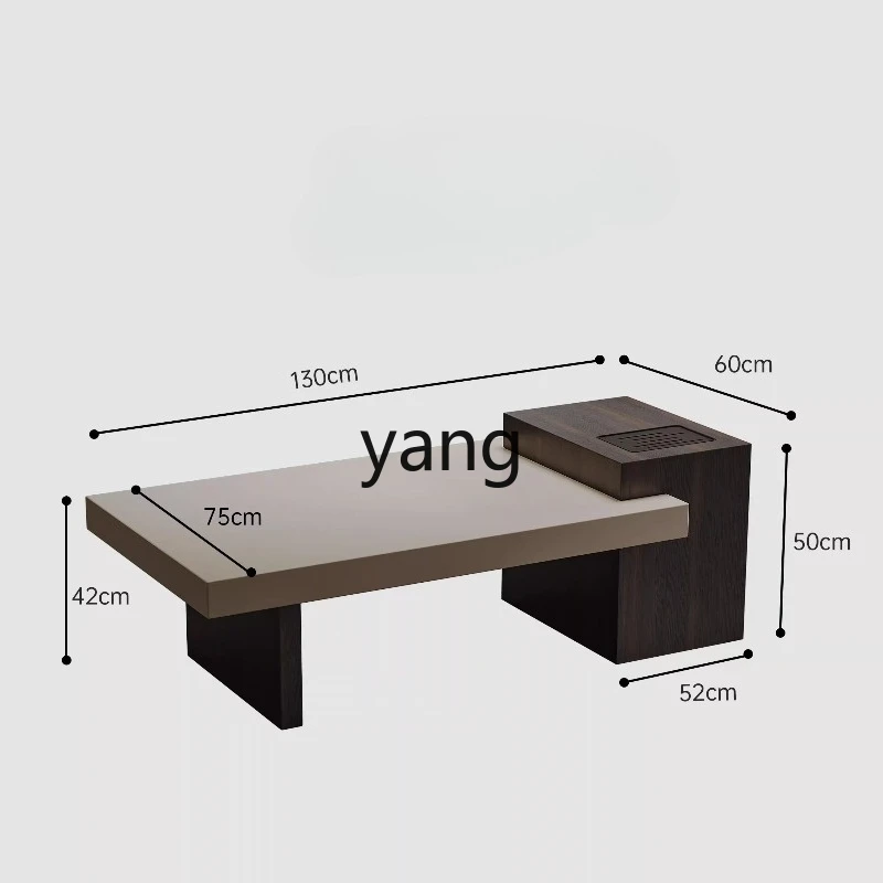 

LMM Italian light luxury minimalist modern high-end home living room Kung Fu tea integrated tea table