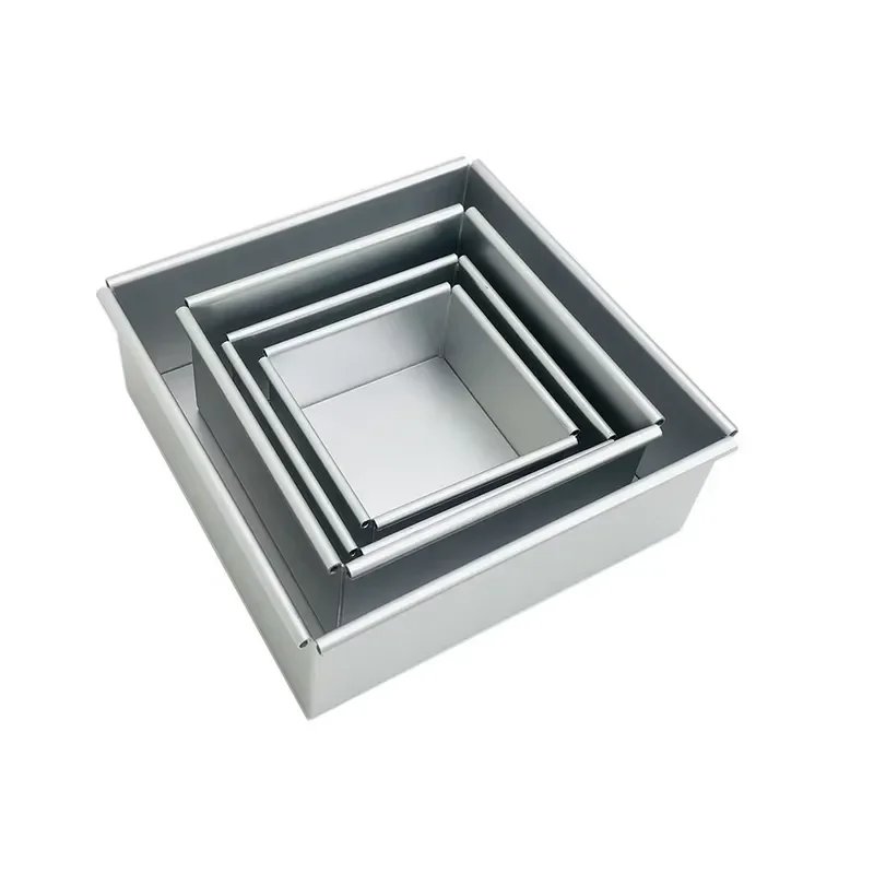 for Square Removable Bottom Non-stick Aluminum Cake Baking Pan Mold  Bread  Pan