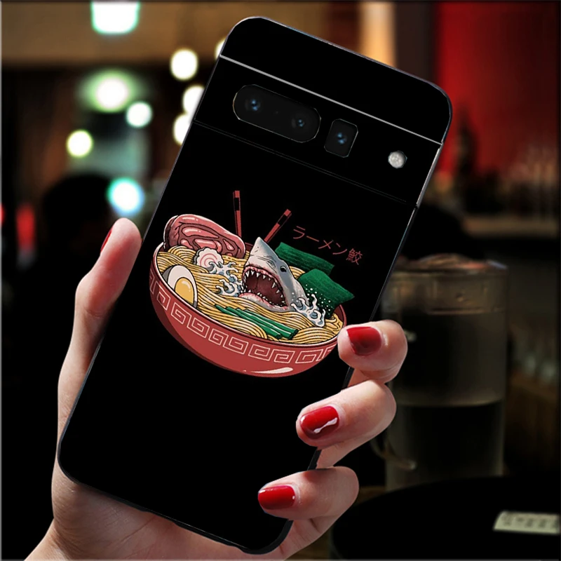 

Phone Case for Google Pixel 10 9 Pro XL 9A 8 7 6 Pro Pixel 8A 7A 6A Pixel 8 7 6 5 Japanese Style Art Wave Case