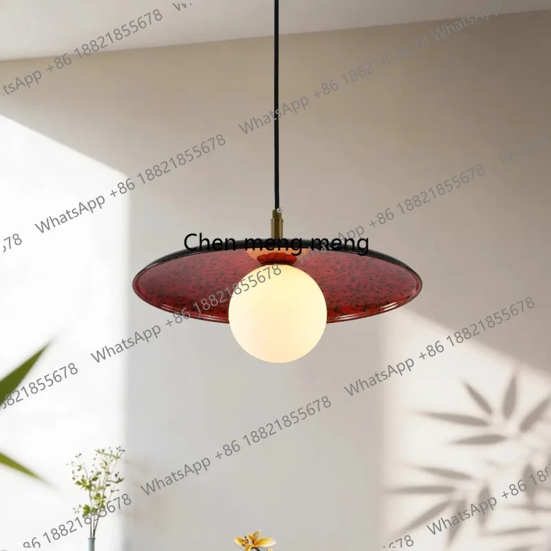 

New Chinese retro restaurant small chandelier new villa duplex stairs living room dining room lamp