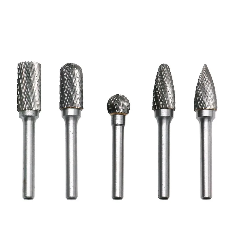 Rotary Bur Rotary File Tungsten Carbide Woodworking Drilling Milling Cutter Bit Shank Die Grinder Drill Polishing Tools