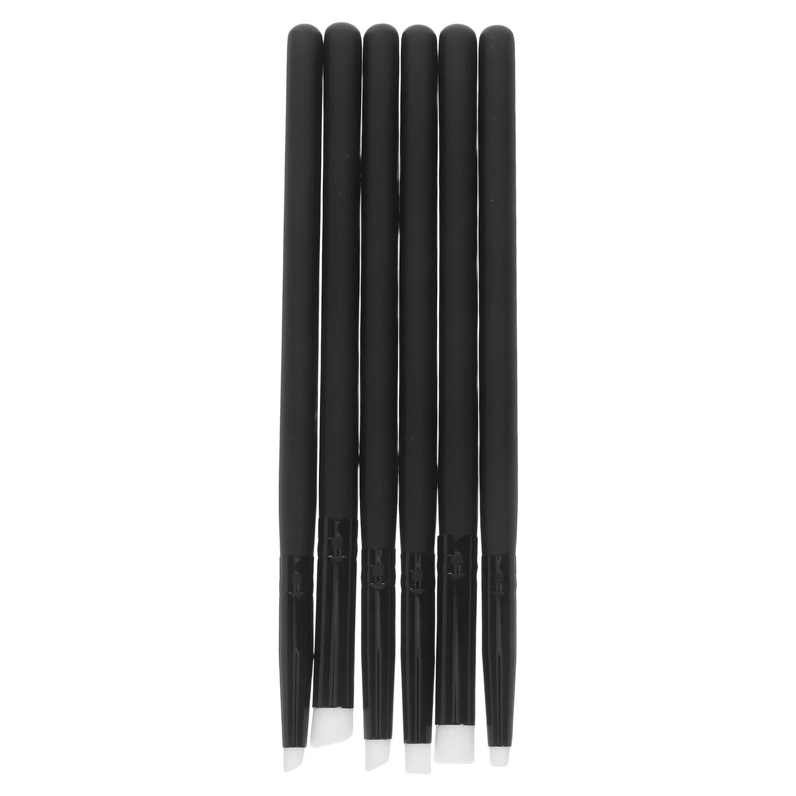 6 قطع من فرش الطلاء ذات التفاصيل المصغرة، مجموعة فرش فنية محمولة للشعر عالية الكثافة لمستلزمات الطلاء ومجموعة فرش المزج #2