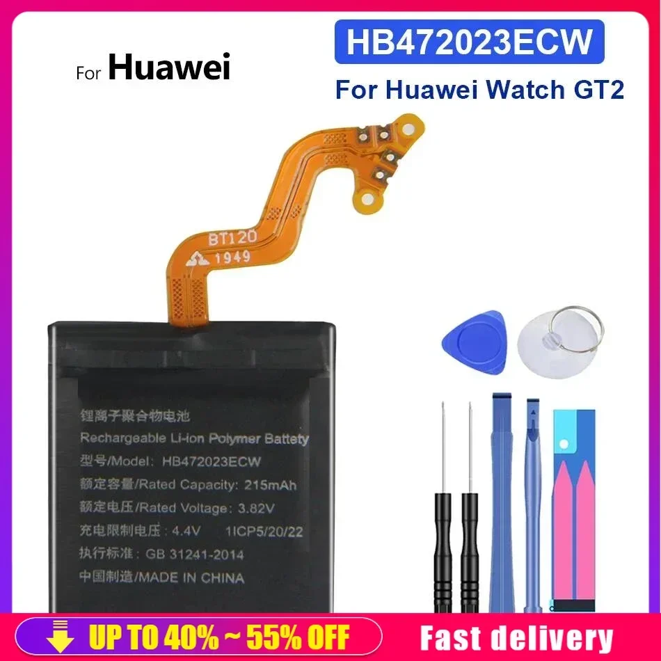 

HB472023ECW 215 мАч запасная батарея для Huawei Watch GT2 GT 2 42 мм батарея