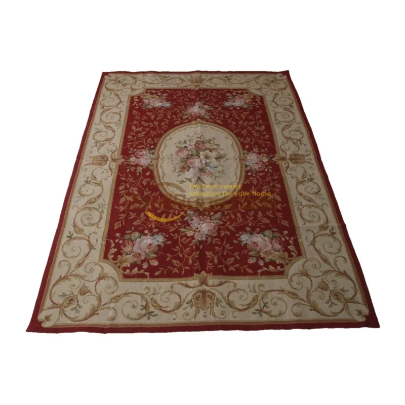 Needlepoint Carpet, Handmade Wool Texture, Bringing French Classic Elegance