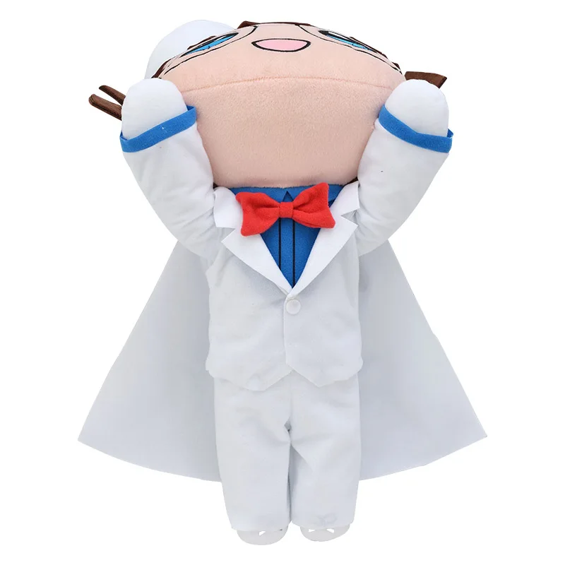 Japão anime bonito detetive conan caso fechado kaitou estilo criança estabelecer grandes plush plumas recheado travesseiro boneca brinquedo crianças presentes 40cm