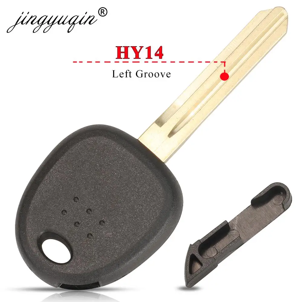 jingyuqin 10pcs Car Transponder Key Shell For Hyundai Accent Sonata NF Elantra Accent Coupe Getz H-1 Lavita TiburonTucson Verna