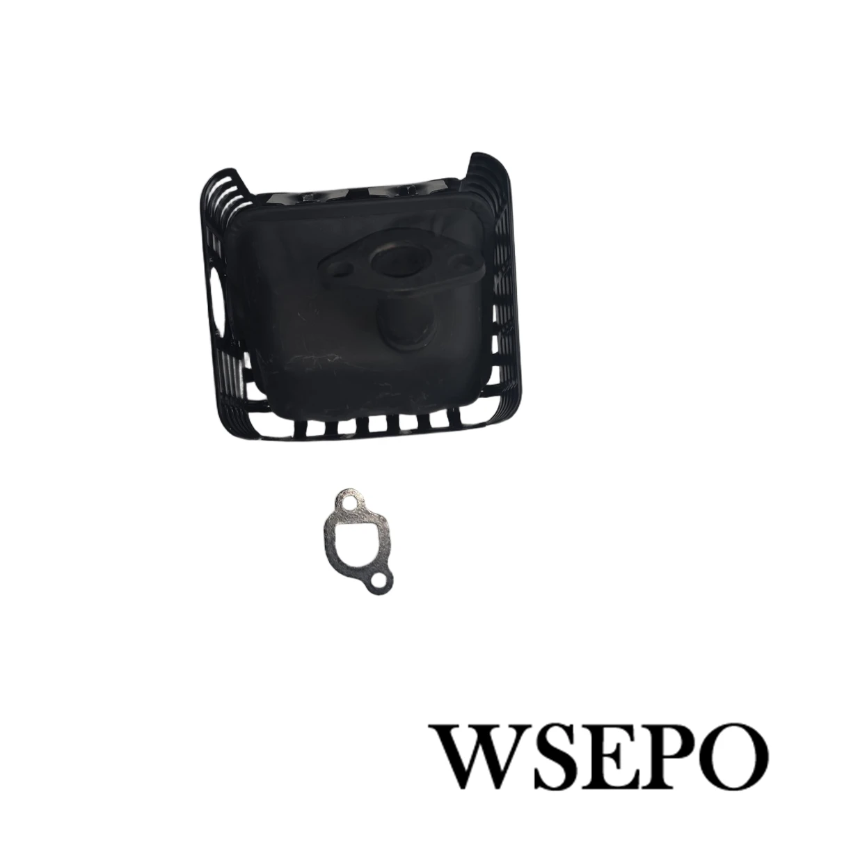 

Глушитель WSEPO, комплект выхлопной трубы Подходит для бензиновых двигателей 168F GX160 GX200 Clone196CC 212CC 223 224