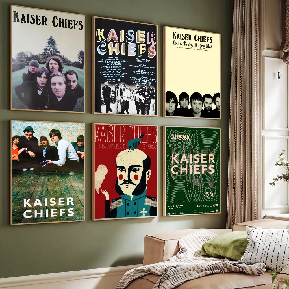 K-Kaiser C-Chiefs Band Poster Prints Artwork festival Bedroom Club living room Home Deco