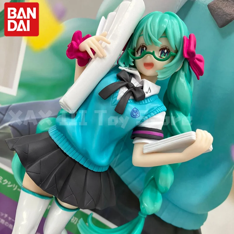 Hatsune ชุดเครื่องแบบนักเรียนมิกุบู๊ตสึโนะบูตาครบรอบ16TH ผมหางม้าคู่เครื่องประดับหุ่นตัวการ์ตูนของเล่นสำหรับเด็ก