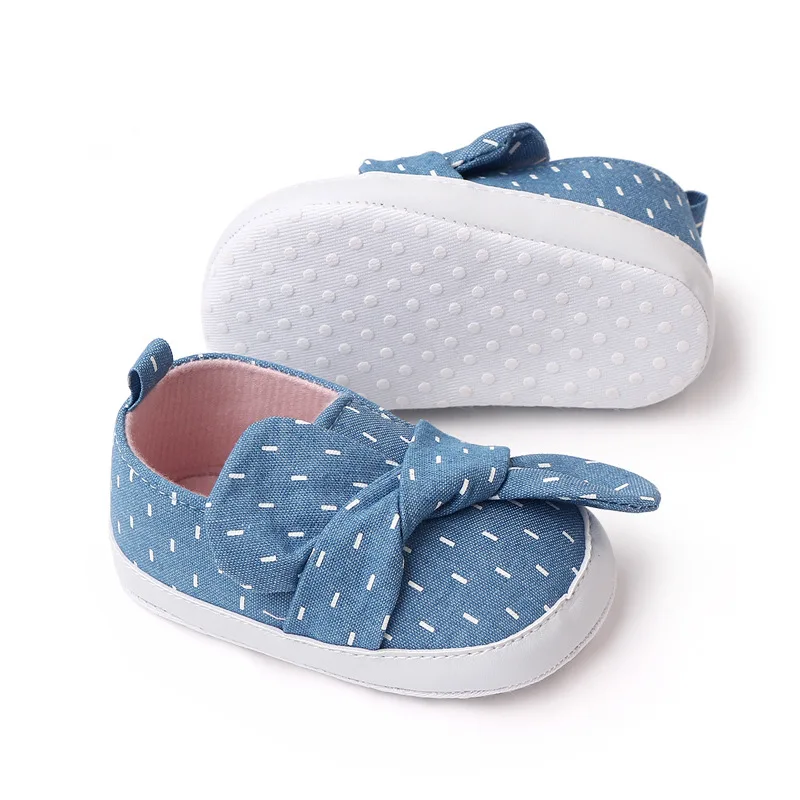 Chaussures décontractées à nœud papillon Harvey pour bébés, chaussures pour tout-petits, semelle souple, premiers marcheurs, chaussures non ald, mignon, printemps, été