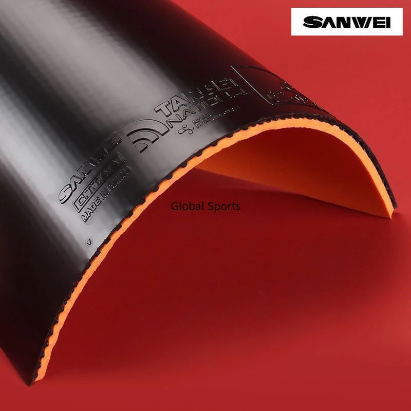 Original sanwei tênis de mesa borracha provincial target pro 3 (borracha pegajosa de nano penetração) target 3 esponja de ping pong