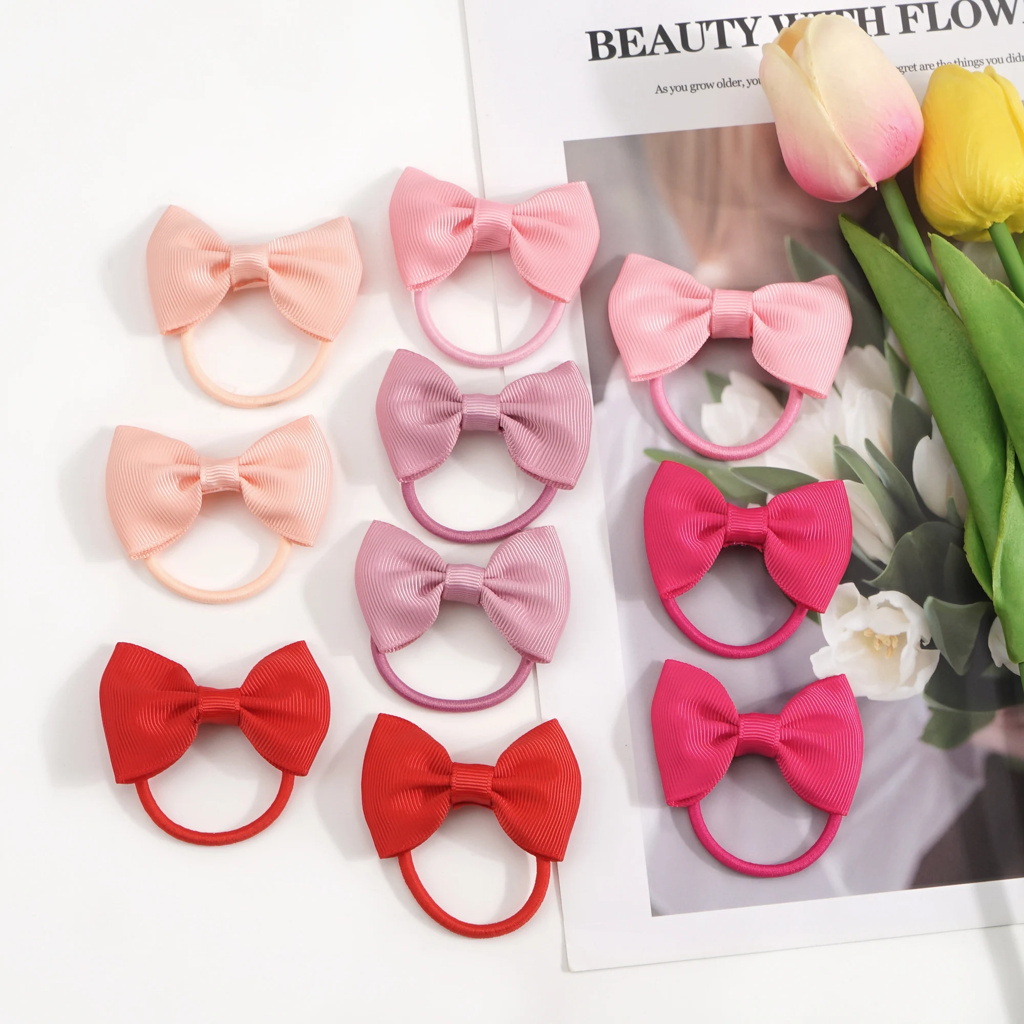 10/20PCS Baby Girls Hair Bows Tie 2.75\