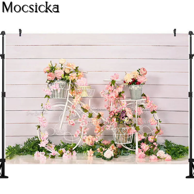 Mocsicka dziecko fotografia tło urodziny dziecka Party Smash narzędzie do dekoracji ciast portret sesja zdjęciowa tło studyjne Banner