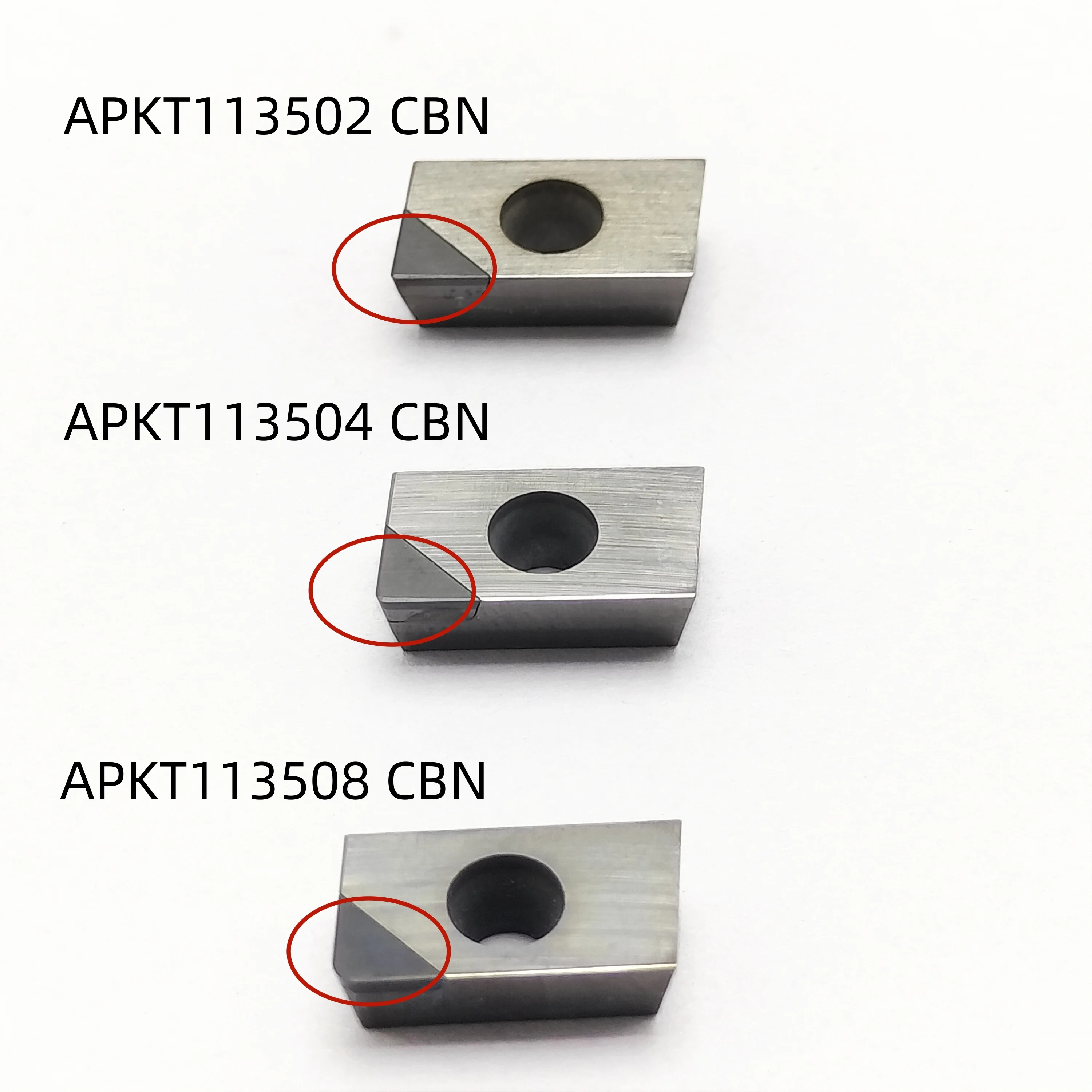 1PCS APKT1135 CBN Diamond Milling Cutter Insert  APKT 1135 CNC Carbide Insert Turning Lathel CNC Carbide CBN Turning Lathe CBN