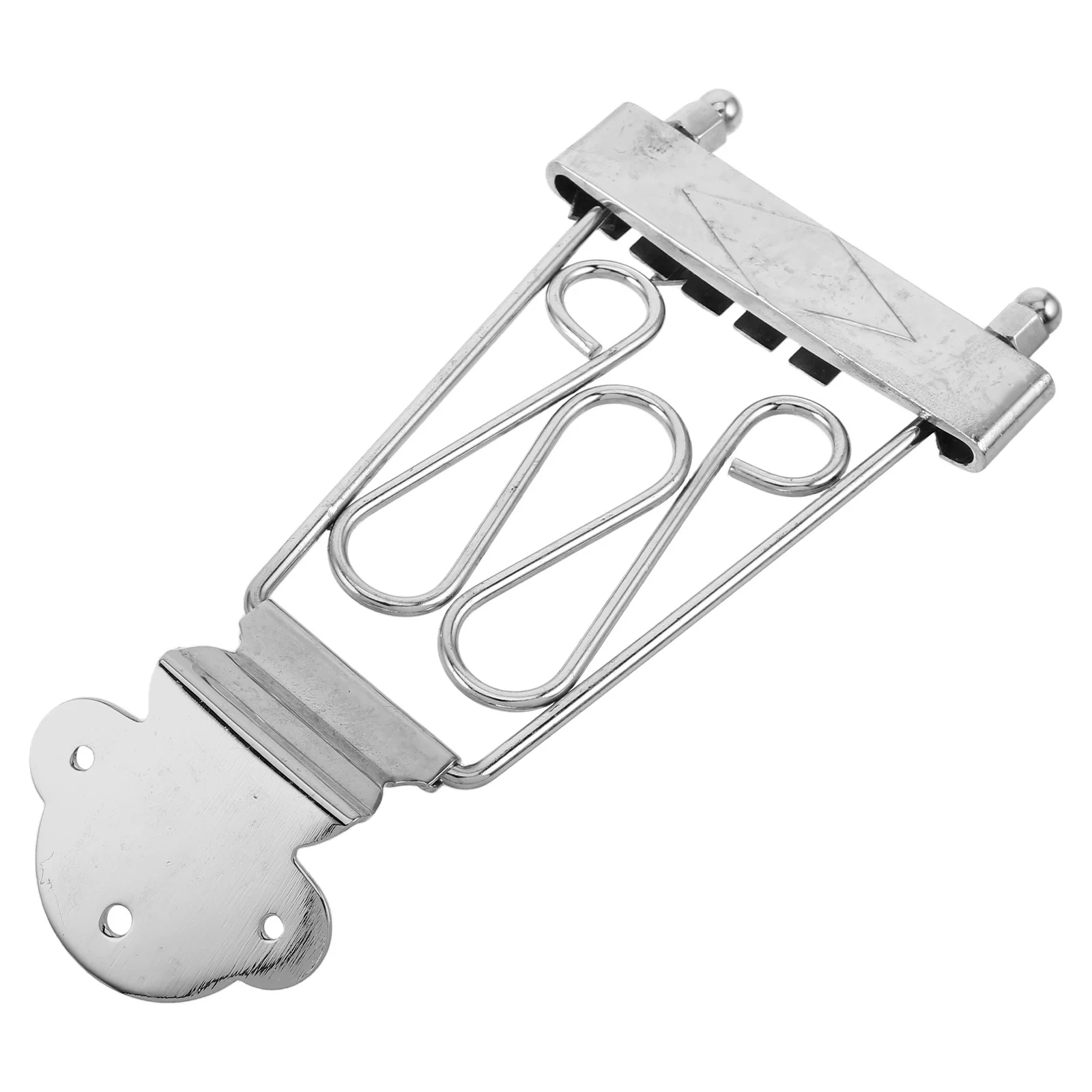 

Six-String Jazz Guitar Replacement Silver Tailpiece for Electric Guitars Durable Hardware Accessory