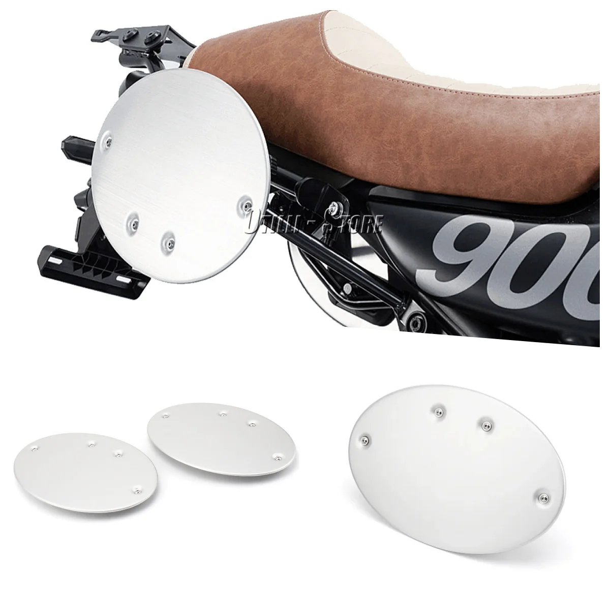 

XSR900 XSR700 Motorcycle Aluminum License Plate Holder Side Panels Number Plates Cover For Yamaha xsr 900 2022 2023 XSR 700 2021