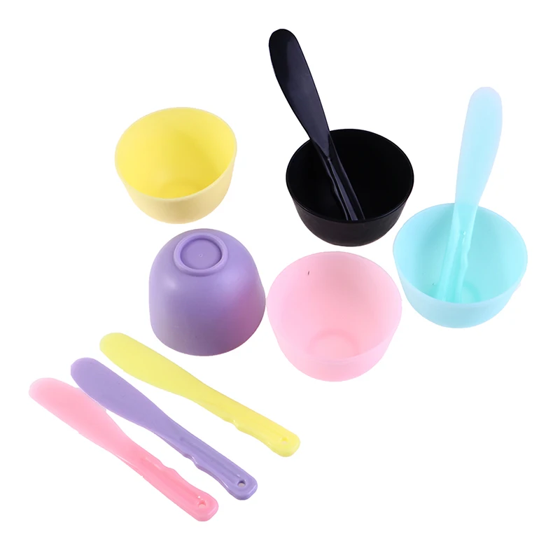 2Pcs Silicone Facial Mask Mixing Bowl Kit - DIY Skincare & Mud Mask Preparation Tools With Bowl, Applicator Brush