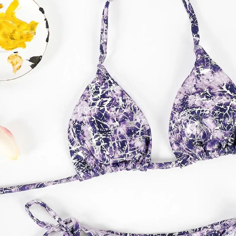 

X9FF 2-Pieces Sexy Ladies Beach Fashion Split Soft Knotted Swimsuit