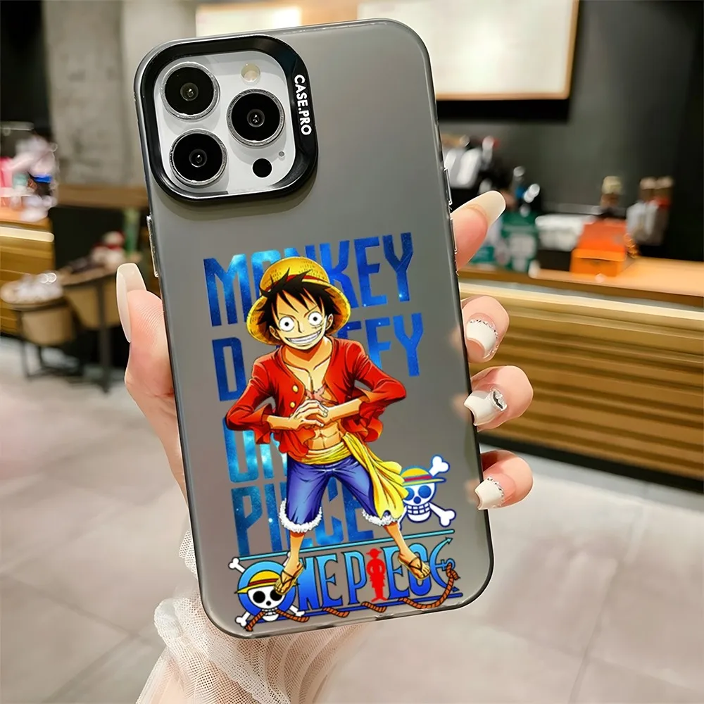 O-One P-Piece чехол для телефона матовый цвет серебристый для IPhone 15 14 13 12 11 Pro Max Plus XS X ударопрочный жесткий чехол