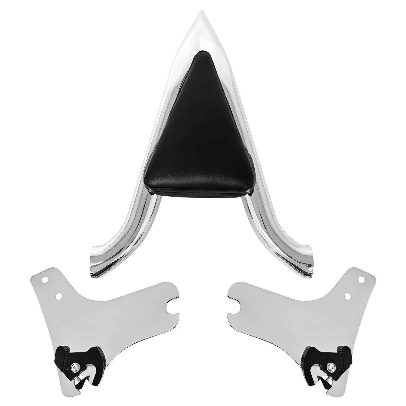 Touring 1997-2008 Detachable Chrome Sissy Bar Passenger Backrest for Harley Davidson Road King Electra Glide Street Glide FLHR