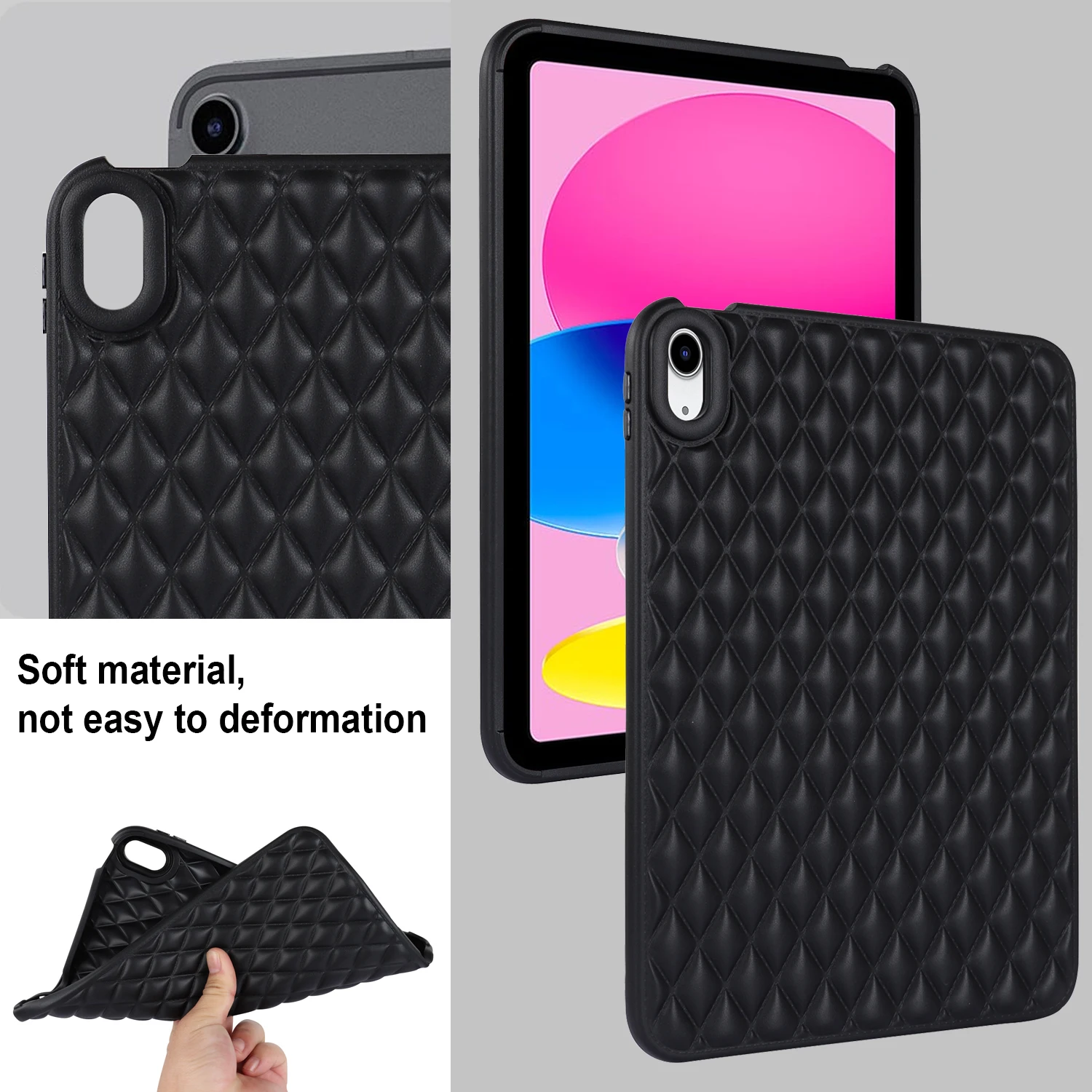 Soft TPU Solid Color Fashion Back Cover Protective Shockproof Case for Xiaomi Pad 5 6 Pro Redmi SE