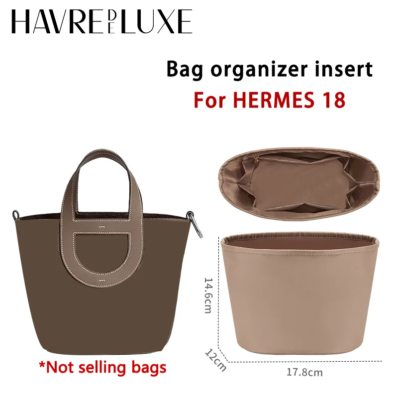 Bag organizer insert for H women bag 18 nylon storage durable bag support storage inner modification bag accessories