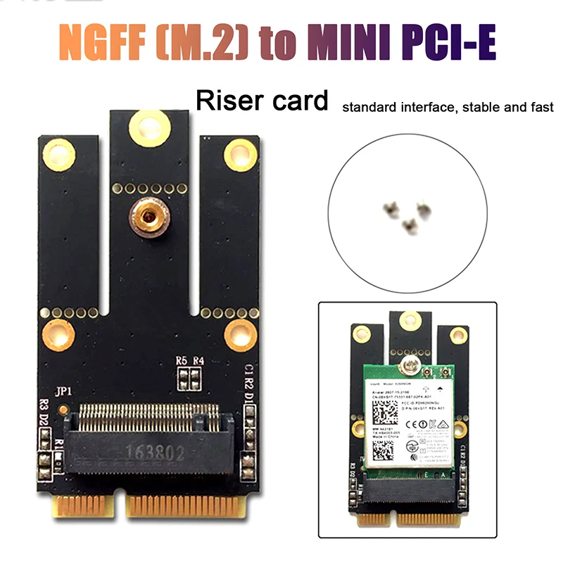 M.2 NGFF to Mini pci-e Adapter for m.2 Wifi Bluetooth wireless card