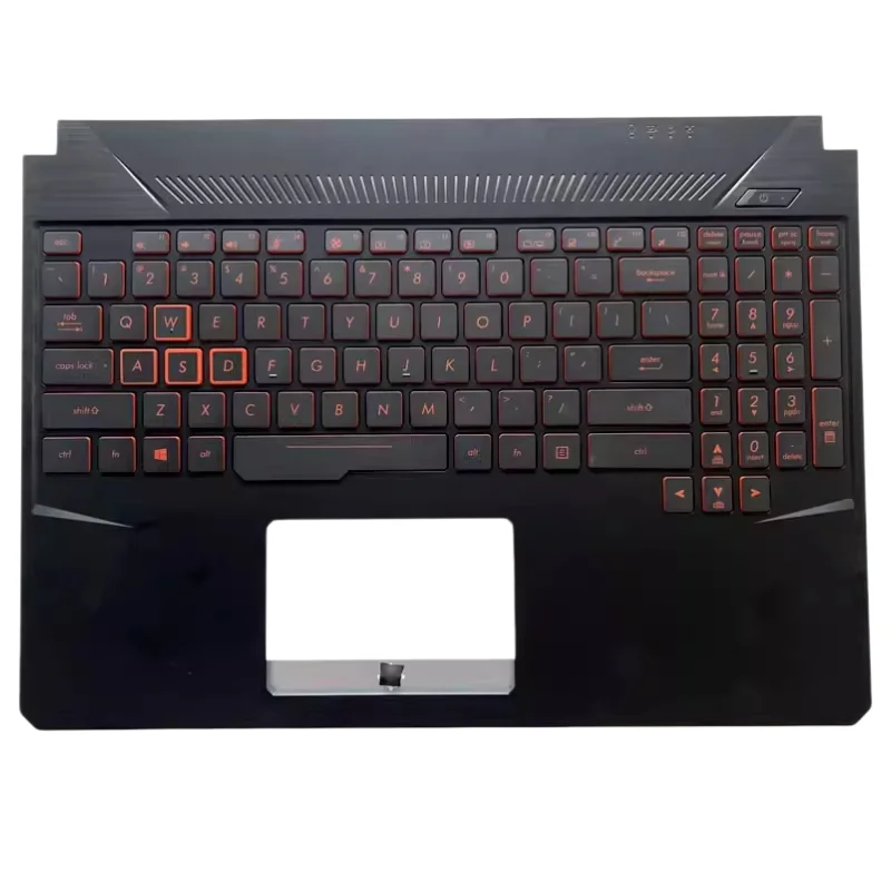 

Верхняя крышка корпуса с красной подсветкой (US-раскладка) / Только подставка для рук для Asus TUF Gaming FX86F FX95G FX505 FX505D FX86G FX95D