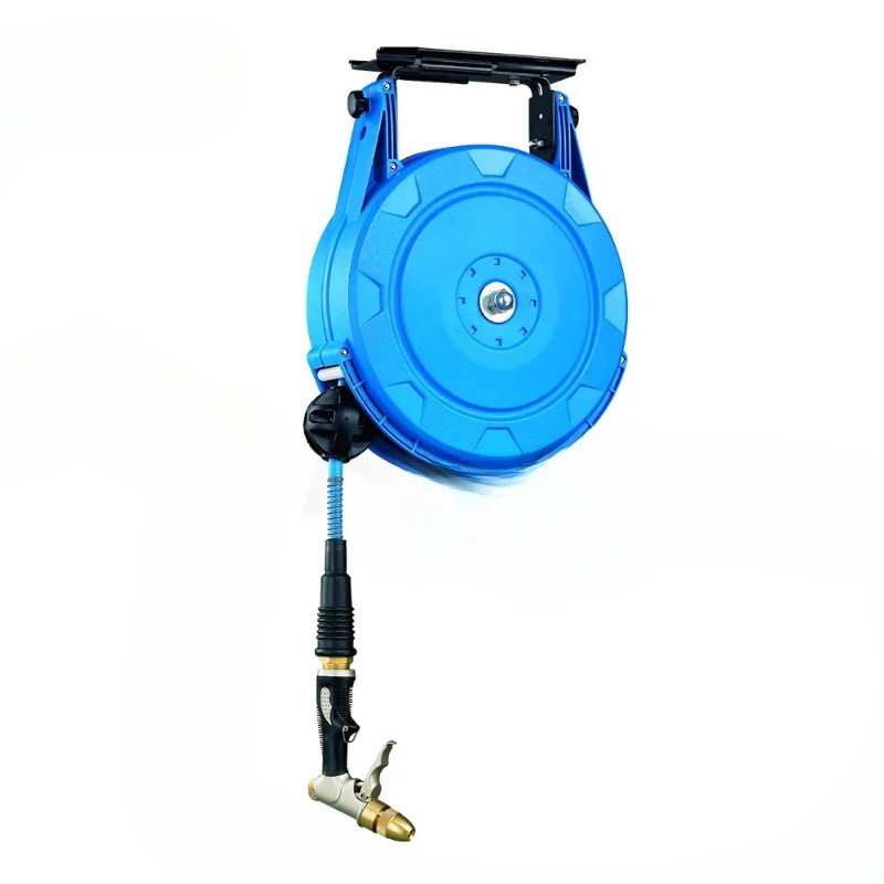 Wall mount garden hose reel