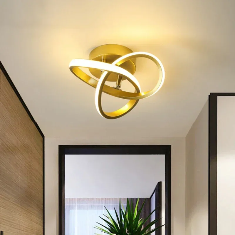 Modern LED Ceiling Light Minimalist Balcony Aisle Lamp Home Corridor Porch Channel Ceiling Lamp nordic ins Wind Cloakroom Lamp