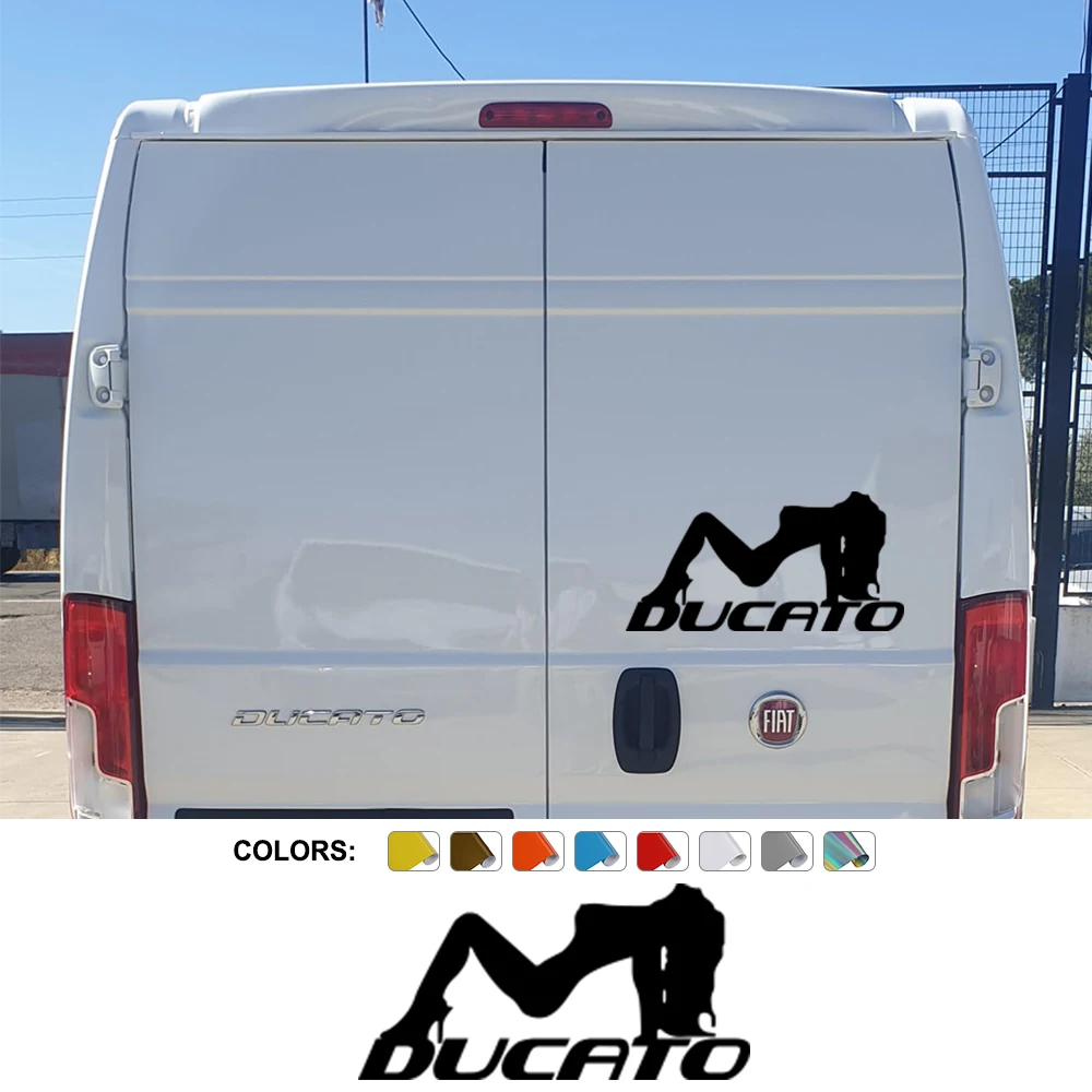 

Автомобильные сексуальные декоративные наклейки для девочек для Fiat Ducato Maxi III 8 35 Van Camper, багажное окно, боковые виниловые наклейки, аксессуары для тюнинга кузова