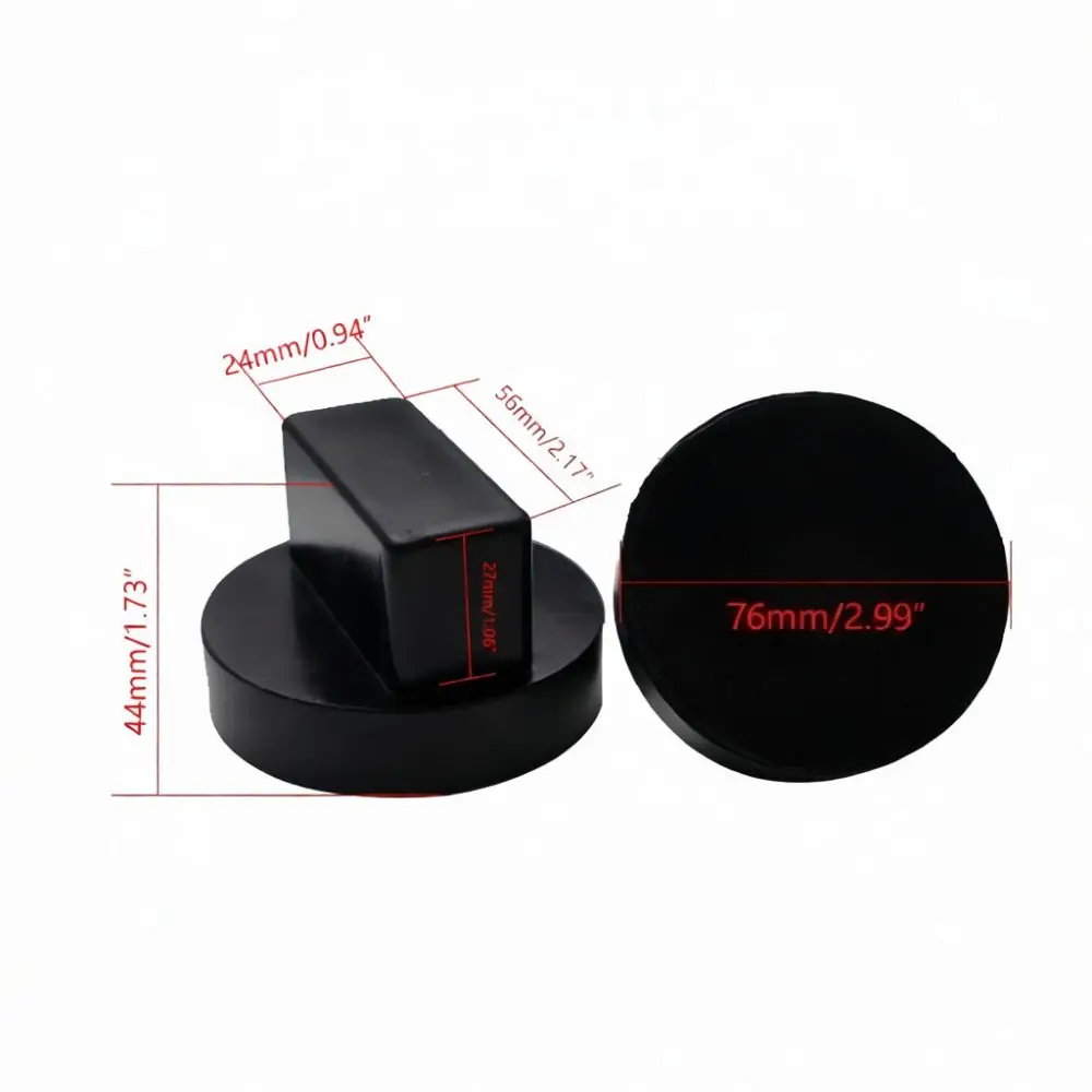 Heavy Duty Rubber Pad Adapter For Car Jack Lifting Support Block Automotive Frame Protector Repair Shop Accessory