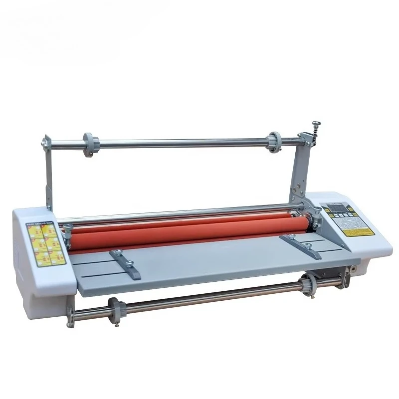 A2 Size Hot and Cold Laminator Roller Laminator Double Sided Adjustable Speed Manual Laminator