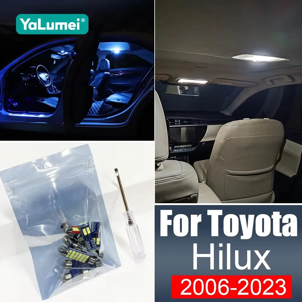 

Для Toyota Hilux 2006-2023: Светодиодные лампы для салона и багажника, аксессуары