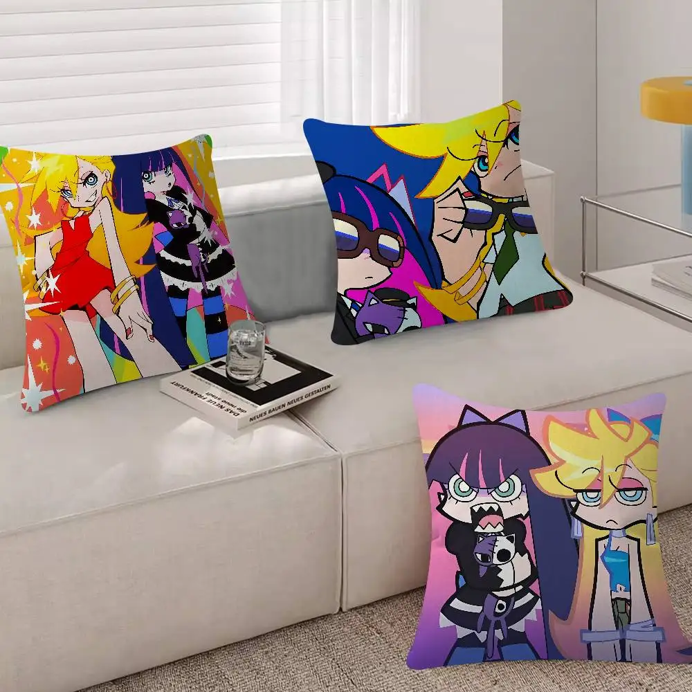 Anime P-Panty & Stocking With Garterbelt Pillow Dust Cover Bedroom Kids Party Decoration Pillowcase Birthday Children Gift