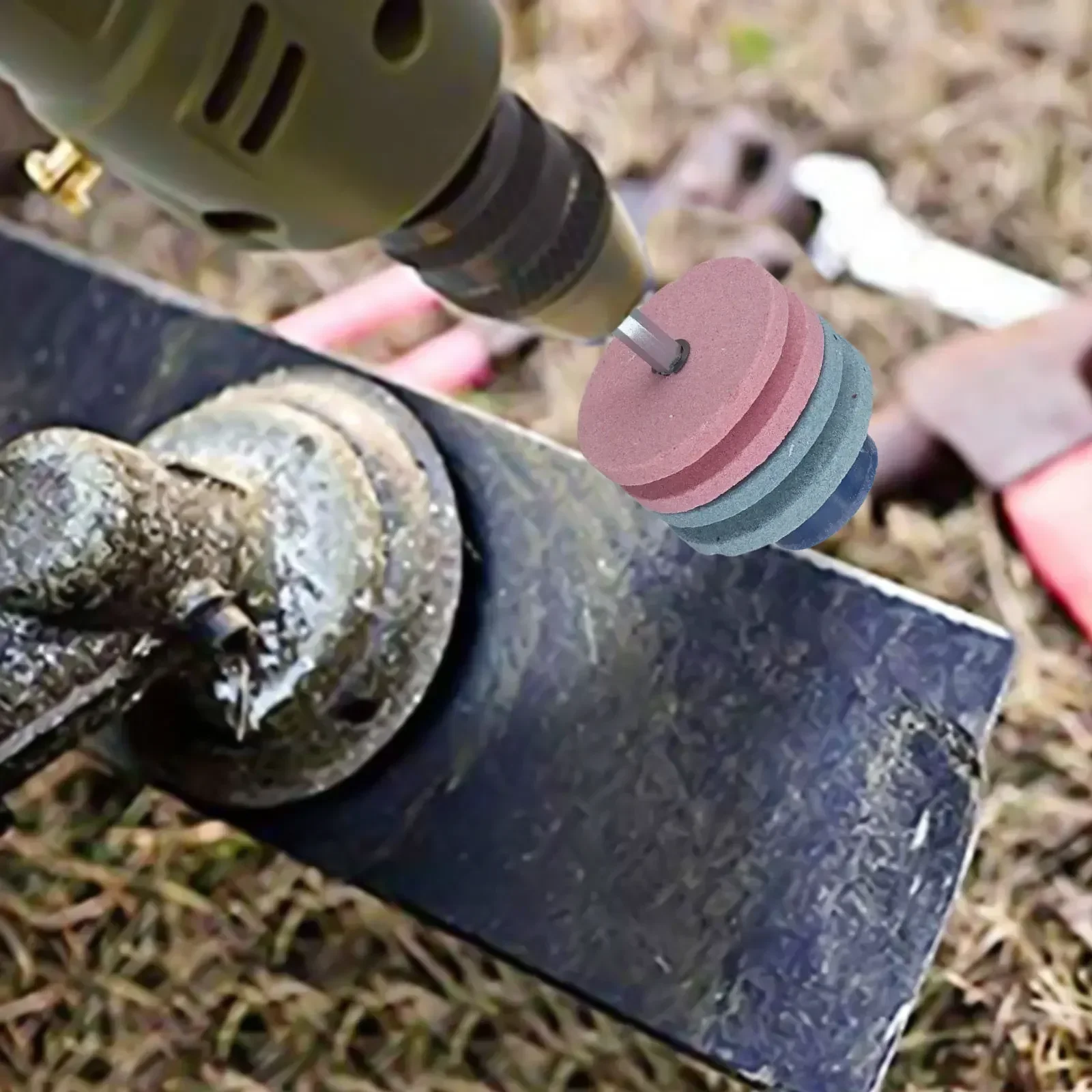 2層芝刈り機研ぎ器,耐摩耗性砥石,工業用砥石,1個