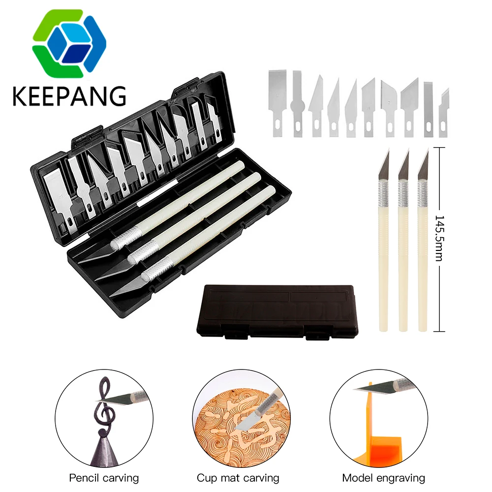 KEEPANG 3D Printer Accessories Tool Kit File Cutter Scraper Material Removal Tool for Cleaning Printing Removing Finishing