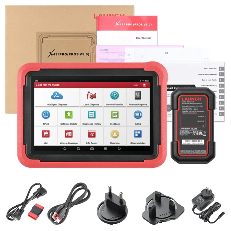 2026 LAUNCH X431 PROS V5.0 Auto-Diagnosewerkzeuge Automotive OBDII Scan-Tool Auto-Scanner OBD2 ECU-Codierung im Vergleich zu X431 V Plus
