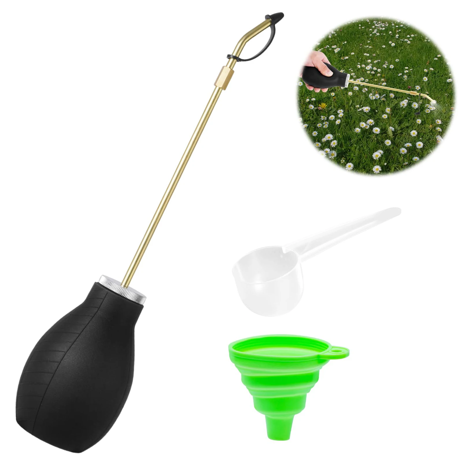 Garden Ant Powder Spreader with Long Copper Tube Safe Design for Termite Cockroach and Ant Use Local Shipping