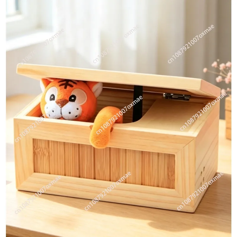 Voice Activated Useless Box, Bluetooth Music Stress Relief Toy Box