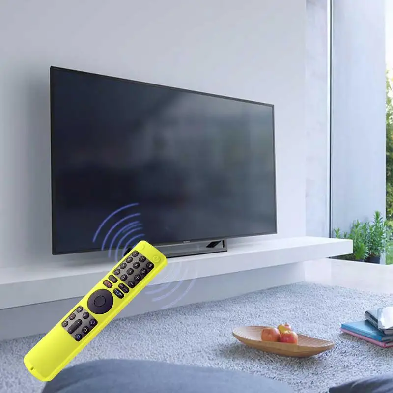 For MiTV 4S Smart TV L55M5-5ASP L65M5-5ASP Wireless Remote Control Protective Case Dustproof Shockproof Cover With Lanyard