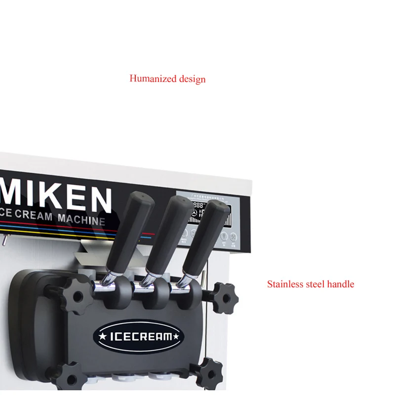 Ice Cream Machine Commercial Automatic Large Capacity Vertical Sweet Cone Ice Cream Making Machine