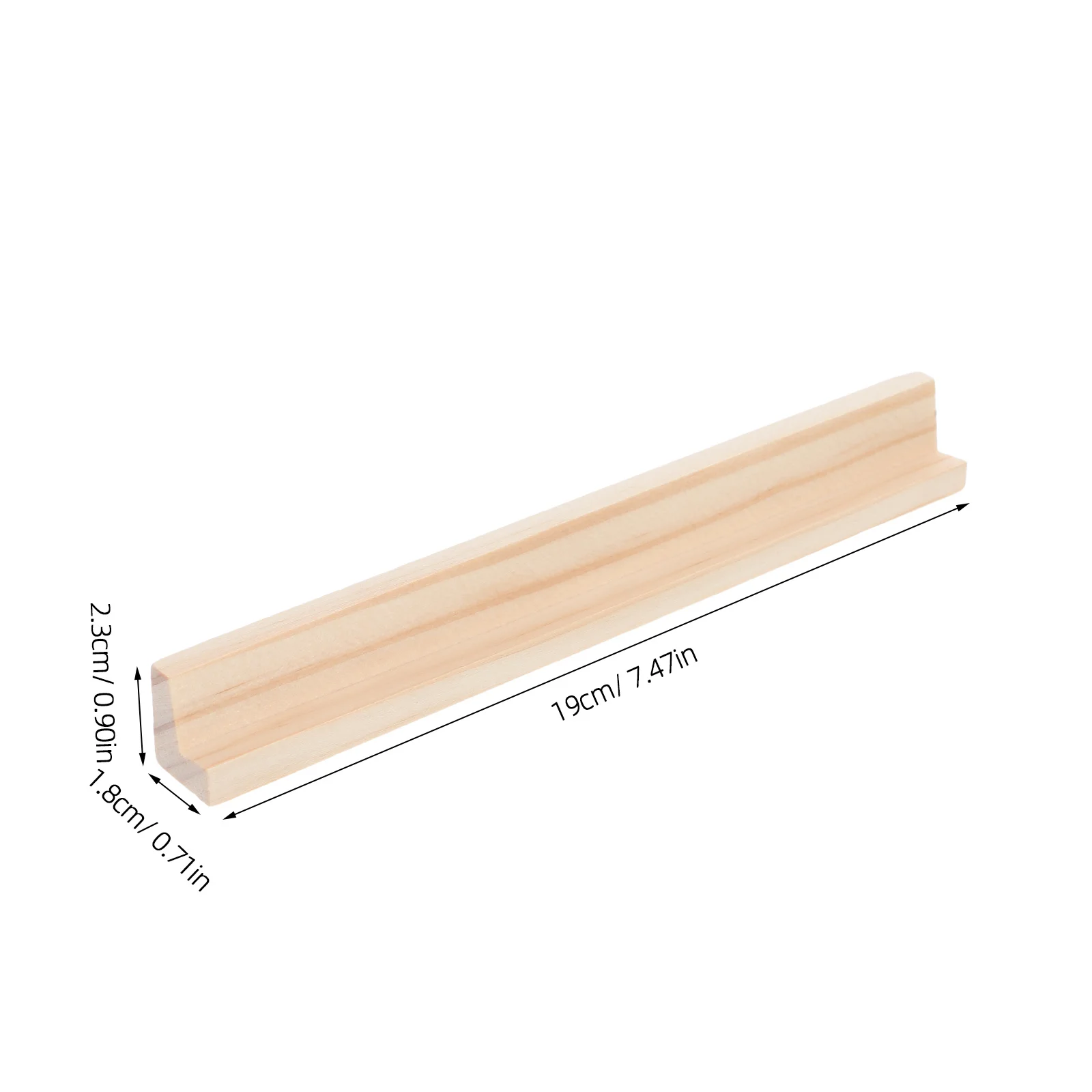 4pcs Wooden Tiles Premium Material Lightweight Durable Easy Hold Long-Term Use Domino Holders Wooden Domino Trays Desktop Racks