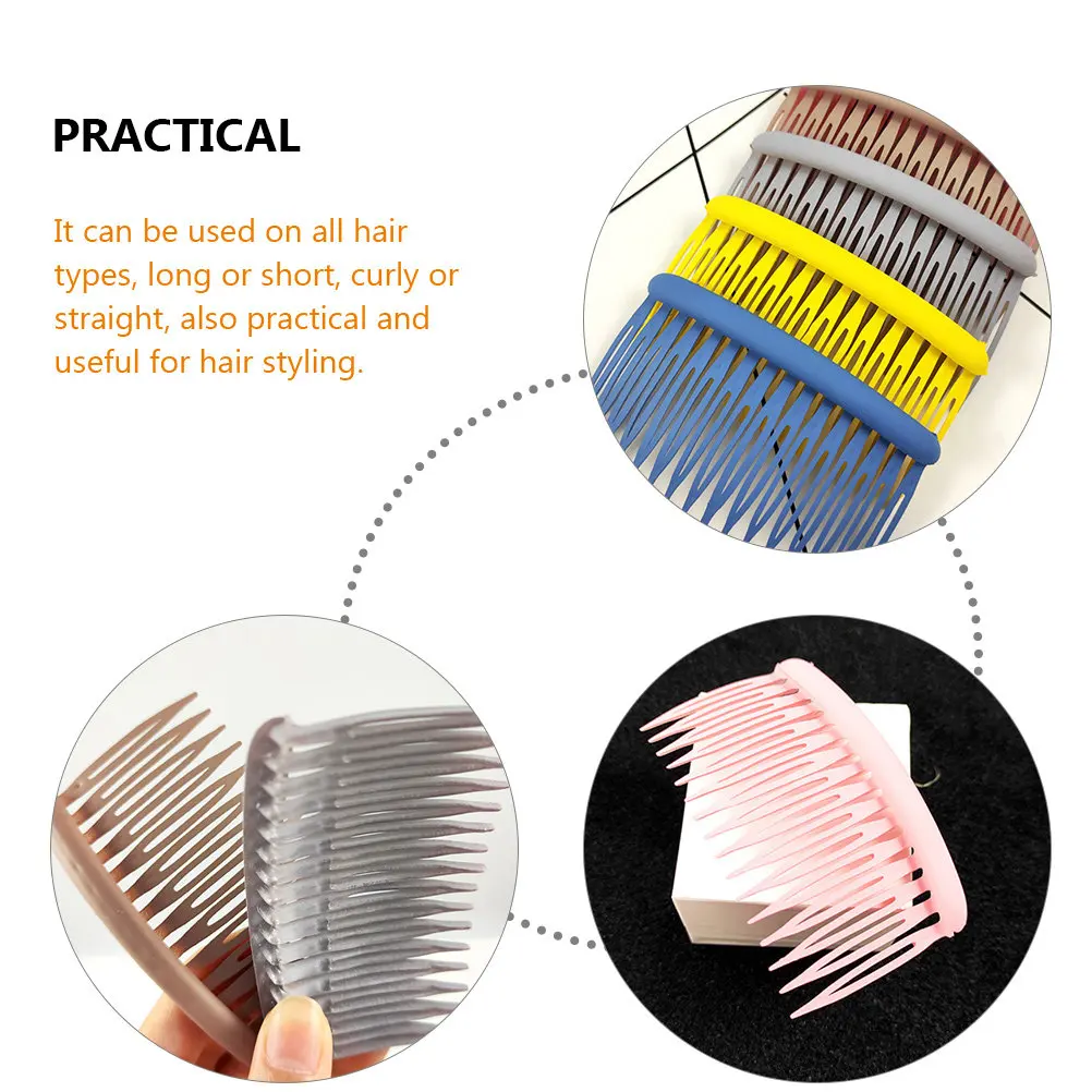 

12Pcs Hair Combs for Home Use Smooth Detangling Breakage Reduction Works on All Hair Types Portable Style Aid